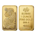 1 oz Fortuna Gold Bar
