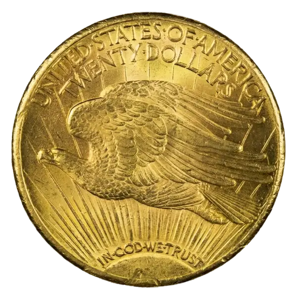 St Gaudens Double Eagle Gold Coins Reverse
