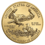 1/4 ounce gold american eagle coin reverse