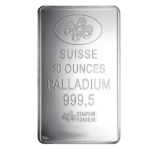10 oz palladium bullion bar - credit suisse