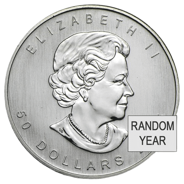 palladium canadian maple leaf coin reverse