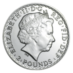 silver britannia coin reverse