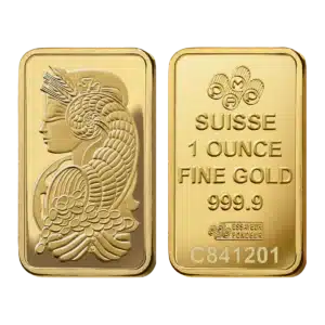 1 oz Fortuna Gold Bar