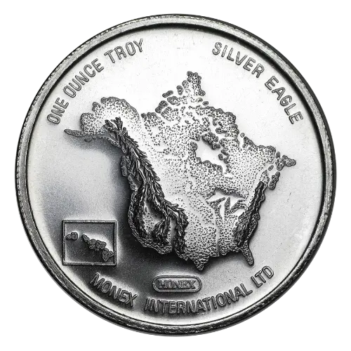 About Us 5 1982 1 oz silver round monex eagle 170401 rev transparent 1982 1 oz Monex Silver Eagle reverse