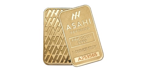 1 oz Gold Bullion Bars