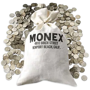 40% junk silver us coin bags from Monex
