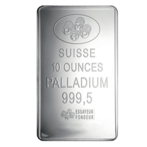 10 oz palladium bullion bar - credit suisse
