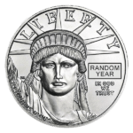 platinum american eagle coin obverse