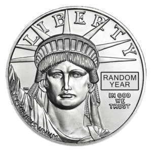 platinum american eagle coin obverse