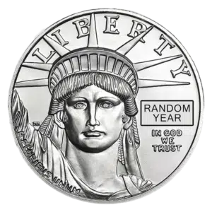 platinum american eagle coin obverse