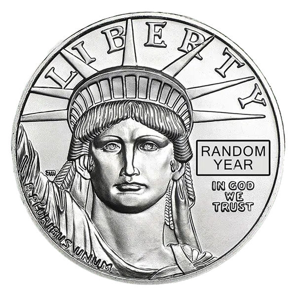 platinum american eagle coin obverse
