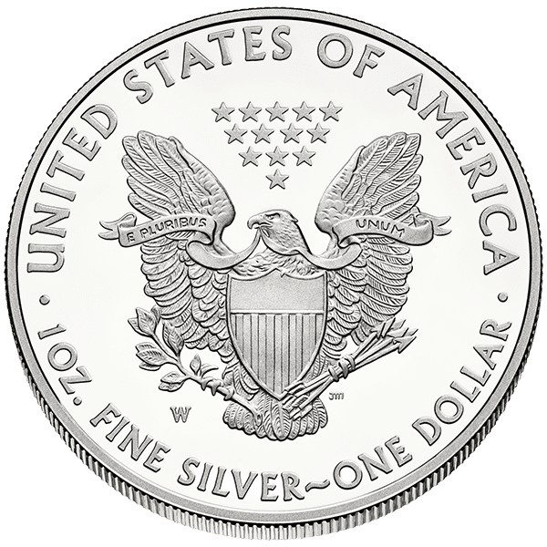 silver american eagle reverse