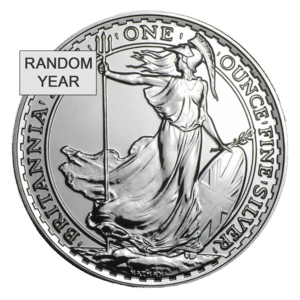 silver britannia coin obverse