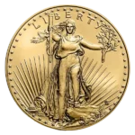 gold 1oz american eagle obverse