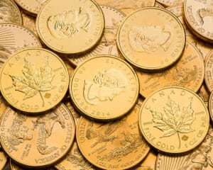 canadian maple leaf spread out