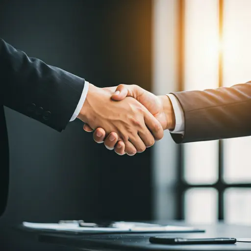 Awards 3 hand shake Businessmen shaking hands