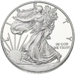 silver american eagle obverse